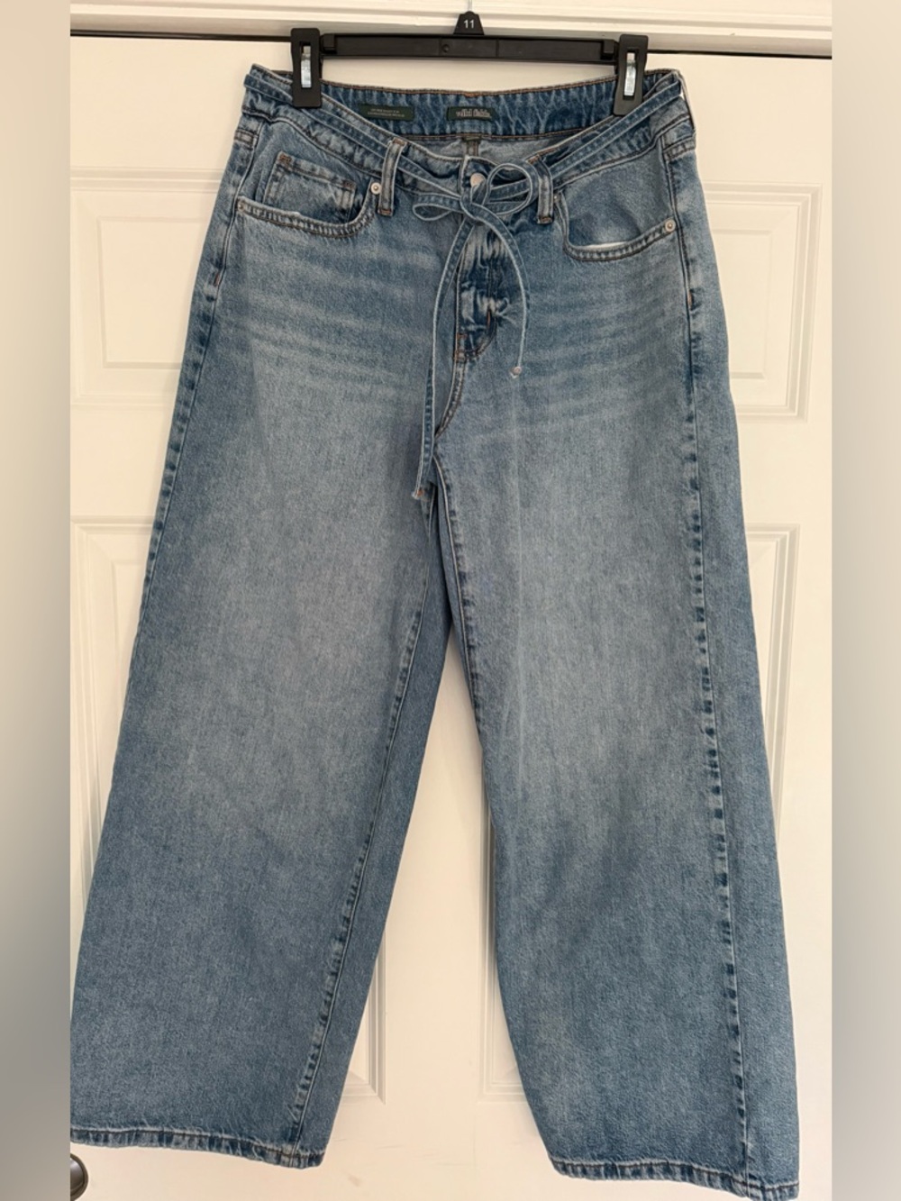 wild fable Light Blue Wide-Leg Jeans